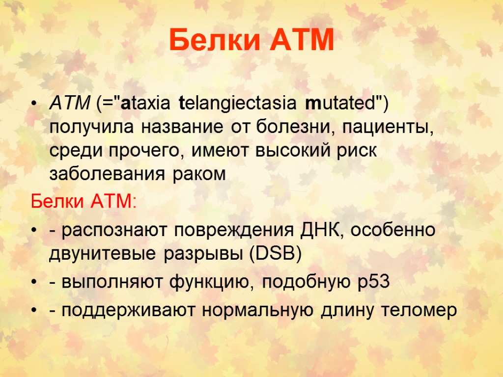 Белки ATM ATM (=